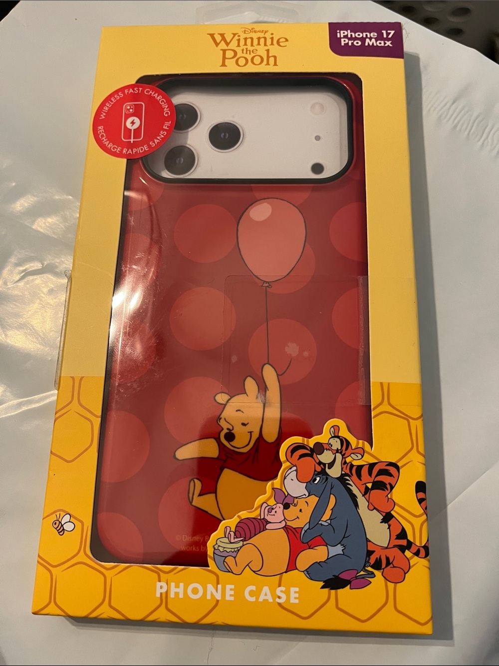 Disney Winnie the Pooh Red Balloon iPhone 17 Pro Max Case